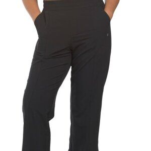 NWT APANA Yoga Lifestyle Riverside Woven Black Pants